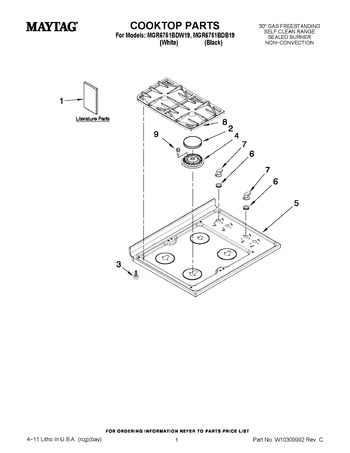 Diagram for MGR6751BDW19