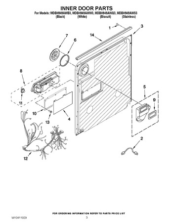 Diagram for MDBH949AWW3