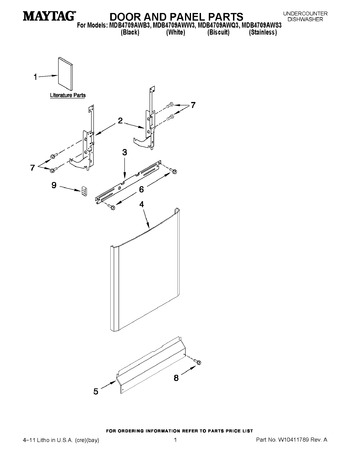 Diagram for MDB4709AWS3