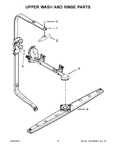 Diagram for 08 - Upper Wash And Rinse Parts