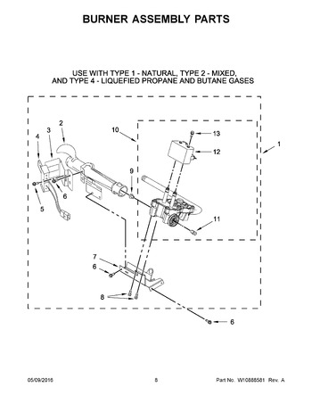 Diagram for MGDC555DW3