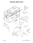 Diagram for 05 - Freezer Liner Parts