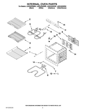 Diagram for JJW2430WR00