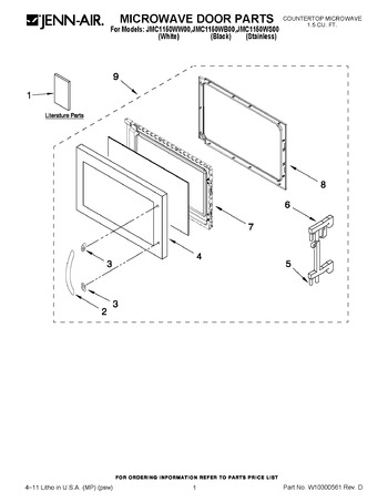 Diagram for JMC1150WW00