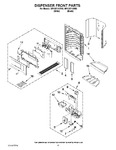 Diagram for 08 - Dispenser Front Parts