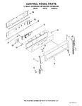 Diagram for 02 - Control Panel Parts