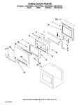 Diagram for 02 - Oven Door Parts