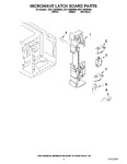 Diagram for 04 - Microwave Latch Board Parts