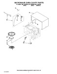 Diagram for 03 - Microwave Oven Cavity Parts