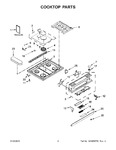 Diagram for 02 - Cooktop Parts