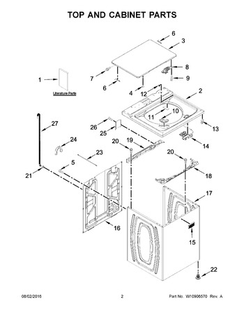 Diagram for MVWC416FW0