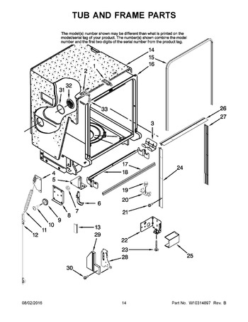 Diagram for JDB1255AWB2