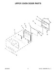 Diagram for 04 - Upper Oven Door Parts