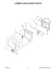 Diagram for 05 - Lower Oven Door Parts