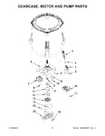 Diagram for 05 - Gearcase, Motor And Pump Parts