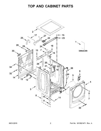 Diagram for MHW8150EW0