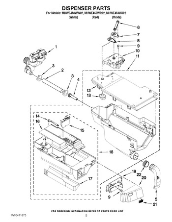 Diagram for MHWE450WR02