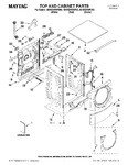 Diagram for 01 - Top And Cabinet Parts