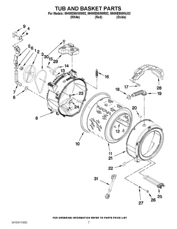 Diagram for MHWE950WR02