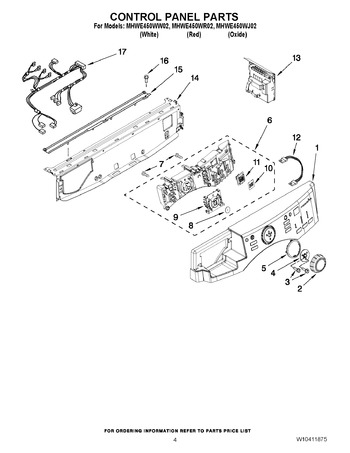 Diagram for MHWE450WR02