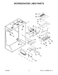 Diagram for 04 - Refrigerator Liner Parts