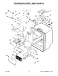 Diagram for 03 - Refrigerator Liner Parts