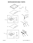 Diagram for 08 - Refrigerator Shelf Parts