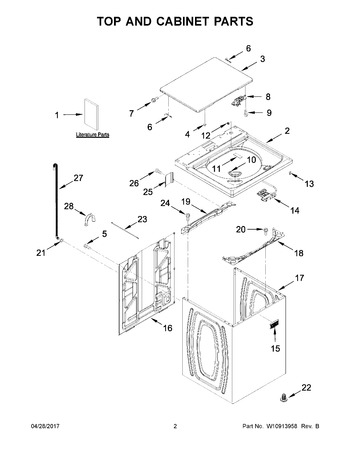 Diagram for MVWC415EW2