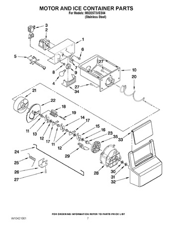 Diagram for MSD2573VES04