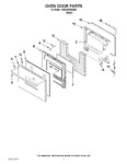 Diagram for 02 - Oven Door Parts