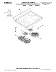 Diagram for 01 - Cooktop Parts