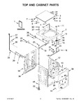 Diagram for 02 - Top And Cabinet Parts