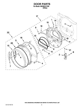 Diagram for MGDE201YW0