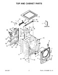 Diagram for 02 - Top And Cabinet Parts