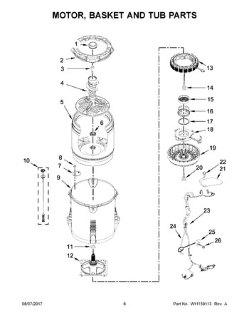 Diagram for MVWB865GW0