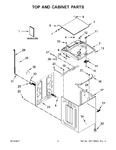 Diagram for 02 - Top And Cabinet Parts