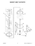 Diagram for 04 - Basket And Tub Parts