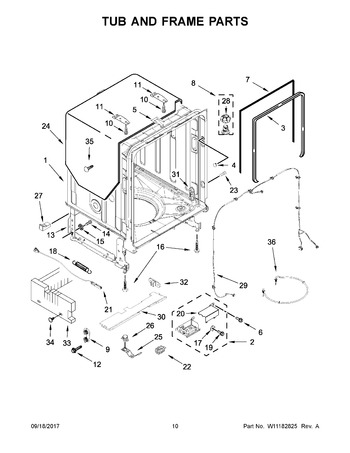 Diagram for JDB9800CWP3