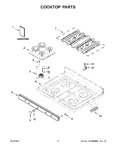 Diagram for 02 - Cooktop Parts