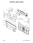 Diagram for 03 - Control Panel Parts