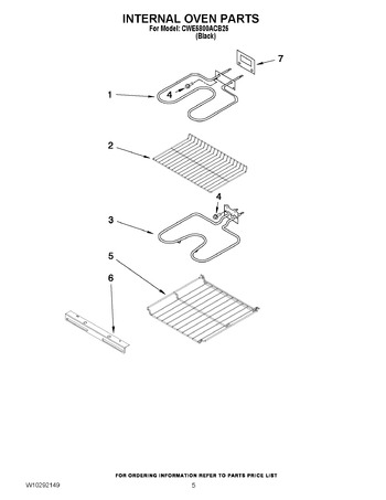 Diagram for CWE5800ACB25