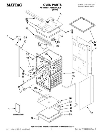 Diagram for CWE5800ACB25