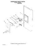 Diagram for 08 - Dispenser Front Parts