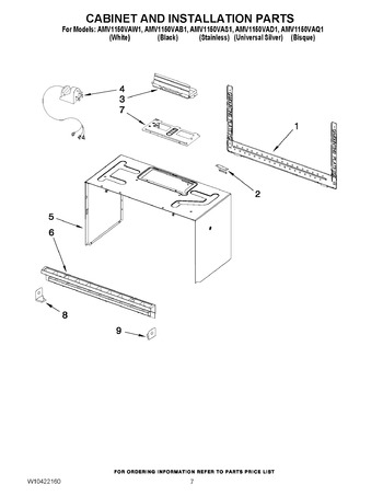 Diagram for AMV1150VAW1