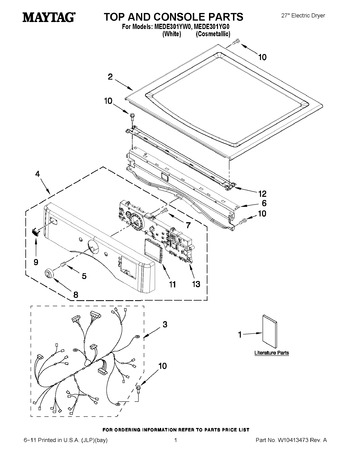 Diagram for MEDE301YW0