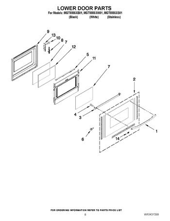 Diagram for MGT8885XW01