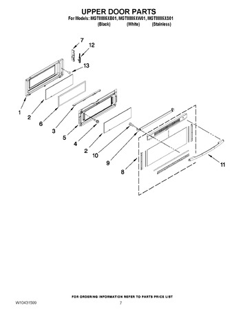 Diagram for MGT8885XW01