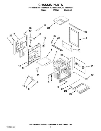 Diagram for MGT8885XW01