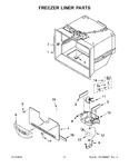 Diagram for 04 - Freezer Liner Parts