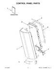 Diagram for 02 - Control Panel Parts